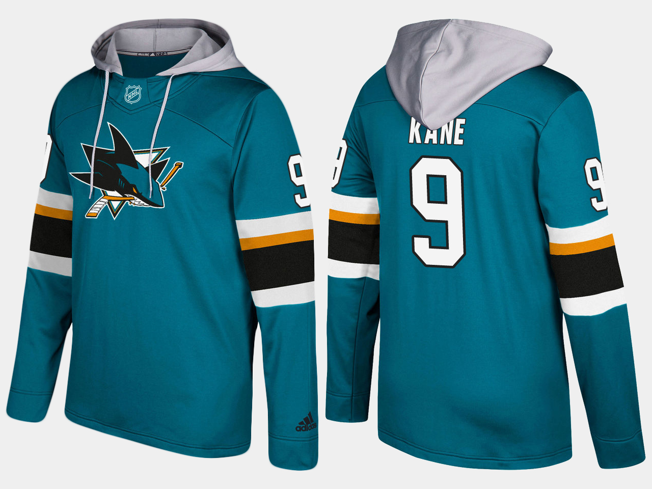 NHL Men San Jose sharks #9 evander kane blue hoodie